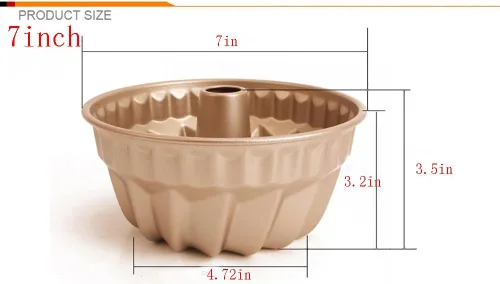 Miniatura 3 de Molde para hornear pasteles en forma de pétalo de 7 pulgadas