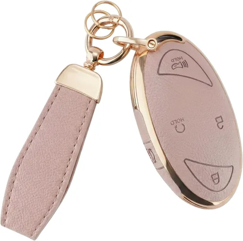 Miniatura 12 de EKALA Funda para llavero Hyundai, funda de TPU suave para llavero con llavero de cuero para Hyundai Loniq 6 Grandeur GN7 KONA Elanrtra Santa Fe