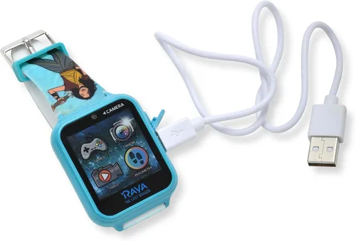 Miniatura 7 de Accutime Disney Raya the Last Dragon - Reloj inteligente educativo con pantalla táctil para niños niñas niños pequeños - Cámara para selfie