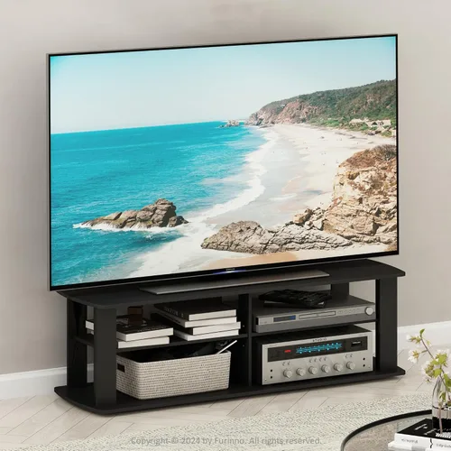 Miniatura 2 de Furinno 11191BK THE Centro de Entretenimiento Soporte para TV, Negro