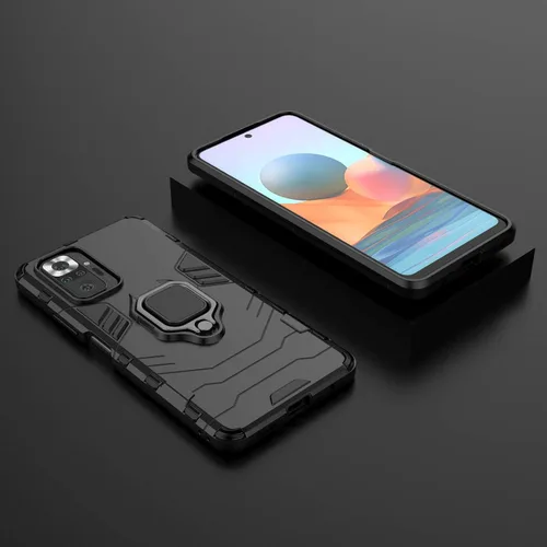 Miniatura 3 de Funda para Xiaomi Redmi Note 10 Pro con protector de pantalla de cristal, híbrida resistente a prueba de golpes, protección de doble capa, cubierta