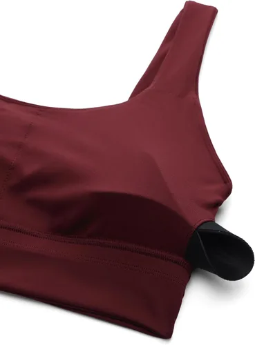 Miniatura 91 de CRZ YOGA Butterluxe - Brasier deportivo con espalda en U para mujer, cuello redondo, acolchado, de bajo impacto, para yoga, entrenamiento