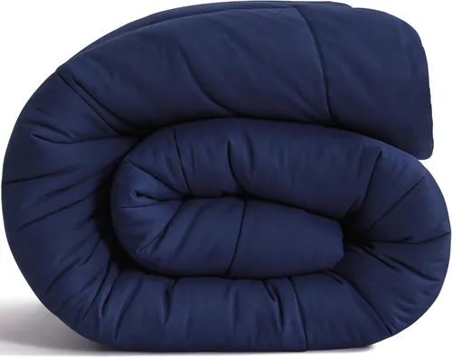 NTBAY Edredón tamaño King, relleno de edredón alternativo al plumón, ropa de cama acolchada para todas las estaciones con pestañas en las esquinas,