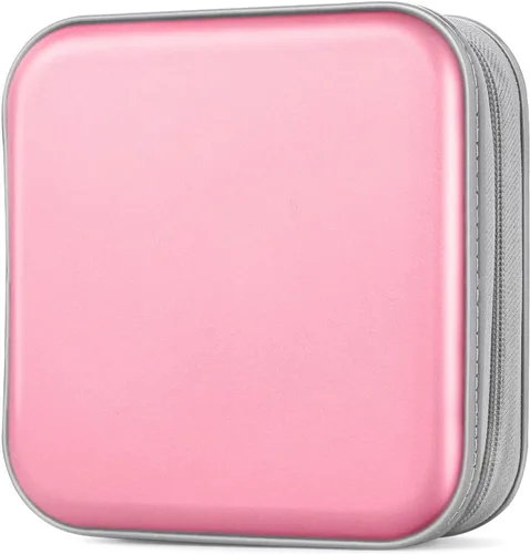 Miniatura 18 de Estuche para CD/DVD, 48 Capacidad, Negro, Plástico, Portátil, Ligero