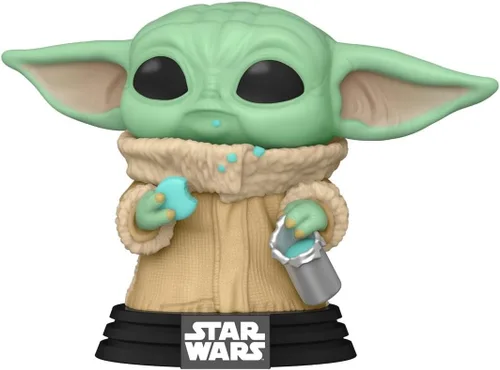 Miniatura 4 de Funko Pop! & Tee: The Mandalorian - Grogu con galletas - L