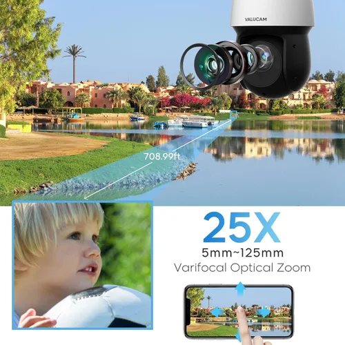 Miniatura 3 de 4K PTZ PoE IP Cámara Cúpula de Alta Velocidad para Exteriores - Zoom Óptico de 25x (5-125mm), Seguimiento Automático PFA, Detección de Cara IVS