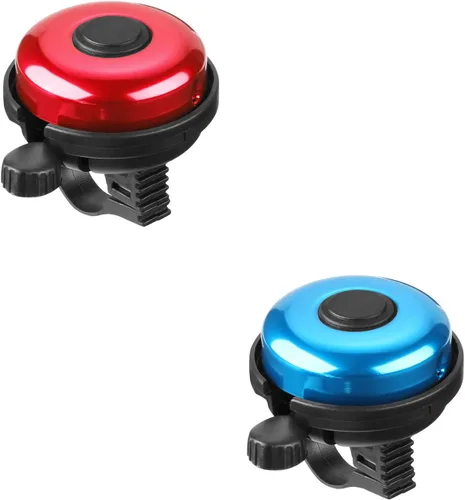 Miniatura 10 de Accmor Campana de Bicicleta Clásica, Campana de Bicicleta de Aluminio, Campana de Bicicleta de Sonido Fuerte Nítido y Claro para Adultos y Niños