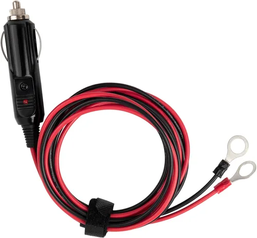 Miniatura 7 de Enchufe de cigarrillos macho a macho de 16 AWG 15 A, cable de carga con luces LED (3 pies)