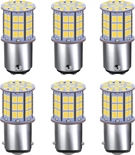 Miniatura 14 de GRV Ba15d 1142 1076 Bombilla LED 4W 56-2835SMD Super Brillante AC/DC 12V-24V 40W de Reemplazo Halógeno para Luces Interiores de RV, Remolque