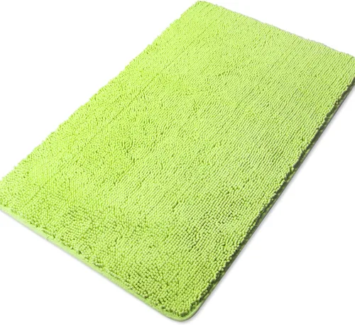 Miniatura 280 de Yeaban Alfombra de pasillo de baño de 24 x 72 pulgadas, antideslizante, alfombra de baño larga de felpilla gruesa, absorbente y lavable, alfombra