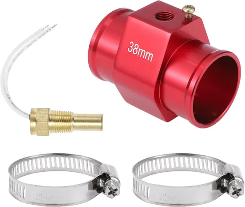 Miniatura 8 de Kit de sensor universal de temperatura de agua de 12 V/24 V, adaptador rojo de 1/8 "NPT 1.02" 180'F encendido - 165'F apagado para radiador