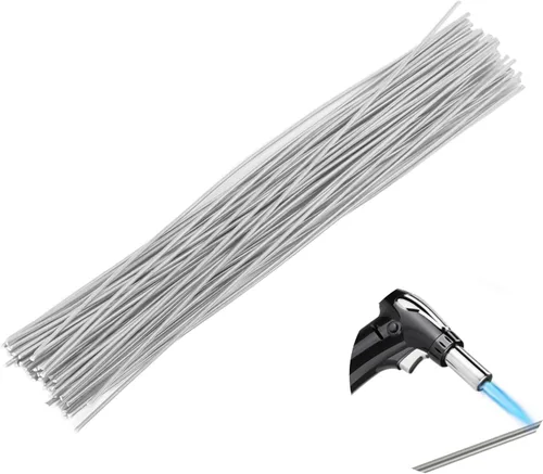Varilla de soldadura de aluminio de baja temperatura de núcleo de fundente de varilla de soldadura fácil de usar para metales blancos soldadura de