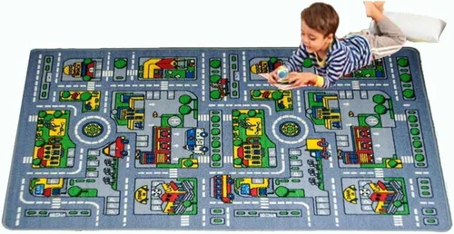 Miniatura 11 de Abc Shapes tapete para niño con diseño de letras para aprendizaje del alfabeto, Nylon