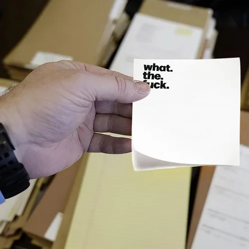 Miniatura 4 de Notas adhesivas de regalo divertidas, súper pegajosas y desgarrables para follar esto y fuck off, suministros de oficina descarados (3 piezas)