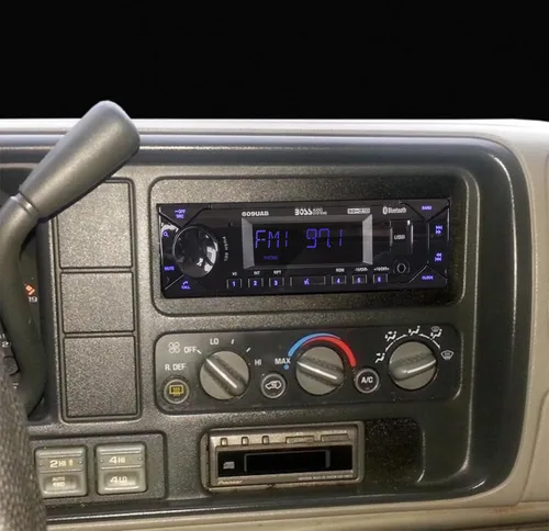 Miniatura 6 de Scosche GM1483B - Kit de tablero DIN individual compatible con selectos camionetas Cadillac, Chevrolet y GMC 1995-05 de tamaño completo, kit
