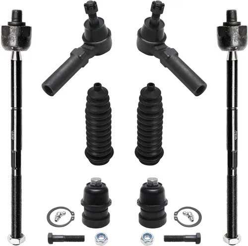Miniatura 209 de Detroit Axle – Kit de suspensión delantera para Hyundai 2013-2018 Santa Fe 2 enlaces de barra de estabilizador 4 varillas de amarre interiores