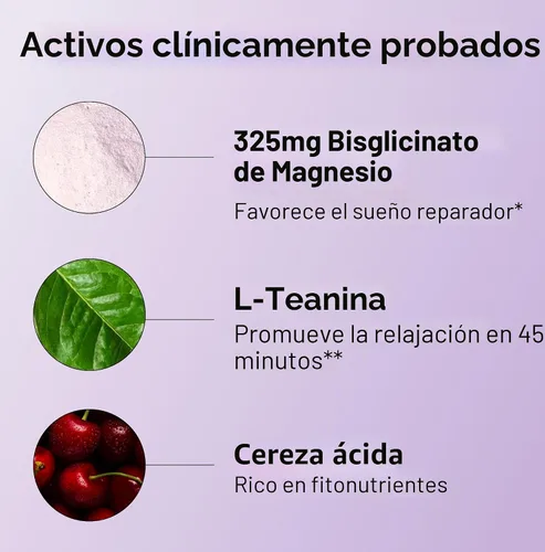Miniatura 4 de Hum Nutrition Dream Team Polvo de Bisglicinato de Magnesio, L Teanina y Cereza Ácida Suplemento de Magnesio en Polvo para Bebida, Apoya el Descanso