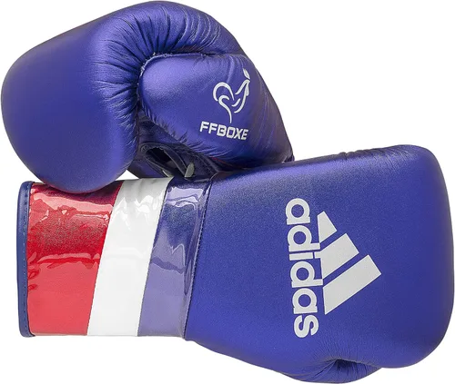 Miniatura 9 de adidas Guantes de boxeo Speed 500 Pro - Guantes de entrenamiento de cuero genuino para hombres y mujeres, bolsa pesada con cordones y guantes