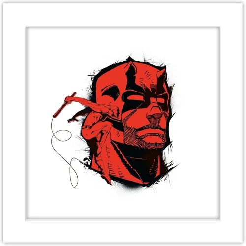 Miniatura 10 de Trends International Gallery Pops Marvel Comics Daredevil - Póster de pared con insignia de diablo rojo, 12.00 x 12.00 pulgadas, versión de marco