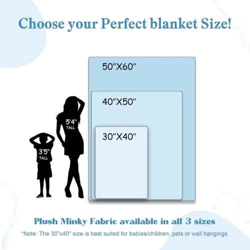 Miniatura 5 de IEK Manta personalizada para niños, mantas personalizadas para adultos, regalos con imagen personalizada, cobijas personalizadas con fotos, mantas