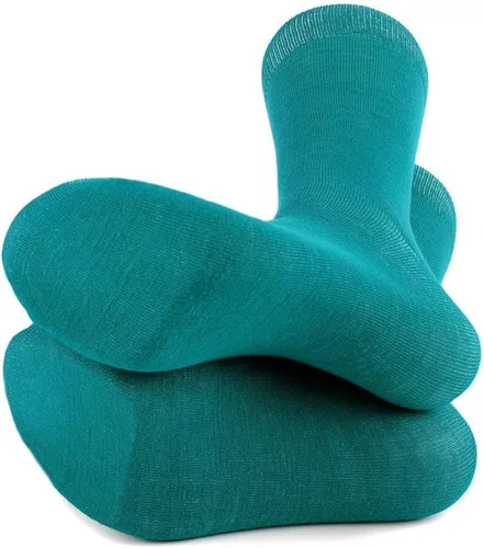 Miniatura 4 de Solid Color Casual Dress Socks for Men - Colorful & Comfortable Crew Socks