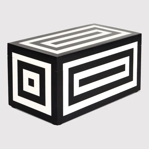 Miniatura 92 de Handicrafts Home Caja de recuerdo decorativa de 8 x 5 – Pequeña caja organizadora con tapa, almacenamiento decorativo Boho, caja de memoria retro