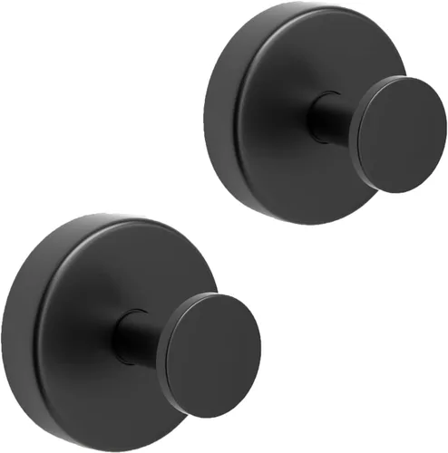 Kairsya Ganchos para toallas de baño sin taladro, ganchos de ventosa para ducha impermeables, ganchos de pared adhesivos para azulejos de vidrio