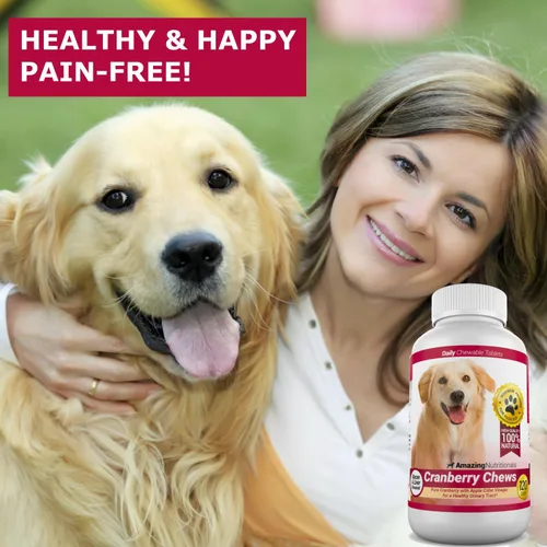 Miniatura 2 de Arándano para perros Amazing, antioxidante, ayuda al tracto urinario, previene y elimina Infecciones urinarias en perros, 120 masticables