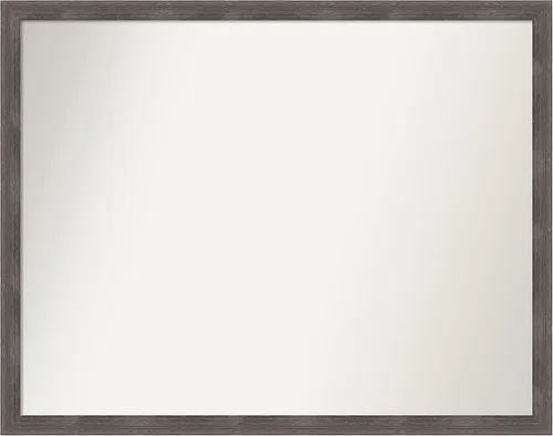 Miniatura 70 de Amanti Art Espejo personalizado, espejo de baño gris plomo a rayas, espejo de pared o espejo de tocador de baño sobre el fregadero