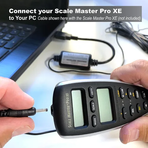 Miniatura 6 de Calculated Industries 6135 Scale Master Pro XE Advanced Digital Plan Medidor e Interfaz Cable para 6135, 15 pies