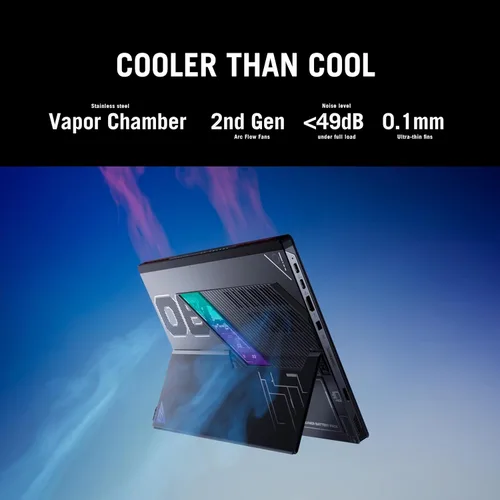 Miniatura 5 de ASUS ROG Flow Z13 (2025) Portátil para juegos, 13" ROG Nebula 16:10 2.5K 180Hz/3ms, AMD Ryzen AI MAX+ 395, RDNA 3.5 Graphics, 128GB LPDDR5X 8000MHz