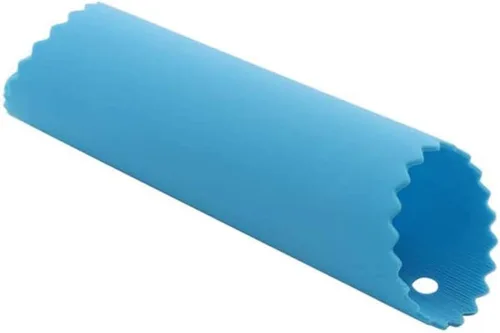 Miniatura 4 de Rodillos de tubo pelador de ajo de silicona, removedor de piel, rodillo de ajo para herramientas útiles de cocina (azul, verde)