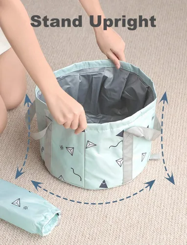 Miniatura 5 de Bolsa de baño plegable para pies DoroSun de 14L, bolsa de remojo de pies portátil para pedicura, spa de pies para el hogar, plegable para viajes