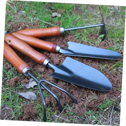 Miniatura 5 de Mikikit 1set Ergonomic Gardening Hand Trowel Tool High Hardness Spade for Digging Planting and Weeding Multi-Functional Design for Outdoor Gardening