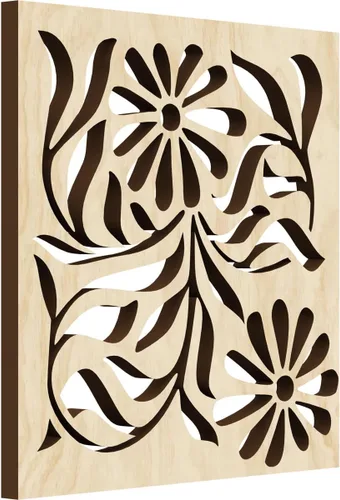 Miniatura 14 de Barryton - Paneles decorativos de madera con calado, extra pequeños, 7 3/8 pulgadas de ancho x 7 3/8 pulgadas de alto x 1/4 pulgadas de alto, roble
