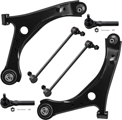 Miniatura 129 de Detroit Axle - Kit de brazos de control de extremo delantero 4WD para Ford 04-08 F-150, 06-08 Lincoln Mark LT, 4 extremos de barra de acoplamiento