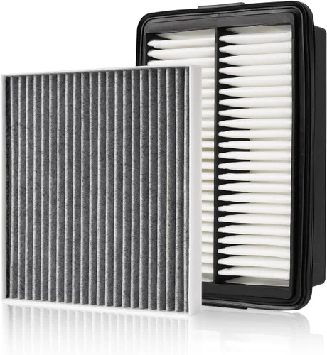Miniatura 35 de Combo de Filtro de Aire de Cabina y Motor Forccord Compatible con Honda Civic 2016-2025 2026 2.0L, HR-V 2023-2026 2.0L Filtro de Cabina de Carbón
