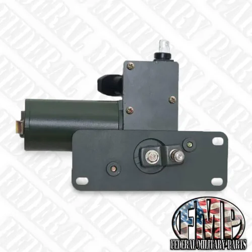 Miniatura 3 de Motor del limpiaparabrisas de 24 V, estilo tardío 12342501 557871, se adapta a vehículos militares HUMVEE Serie M, incluyendo M998