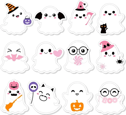 Miniatura 18 de Yinder 24 blocs de notas adhesivas divertidas Kawaii de animales, notas adhesivas de dibujos animados a granel, regalo autoadhesivo para San