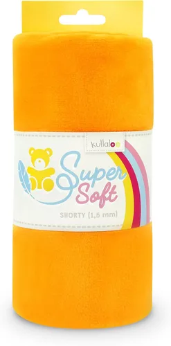 Miniatura 10 de kullaloo Tela de Felpa Tela Minky Blanca Sólida para Coser Material de Abrazo Súper Suave 39.5x29.5 pulgadas Peluches, Mantas de Bebé