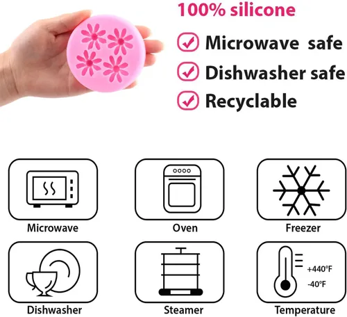Miniatura 2 de Mujiang Moldes de silicona con diseño de margaritas de rosas, moldes para decoración de tartas, orquídeas y flores, juego de 4