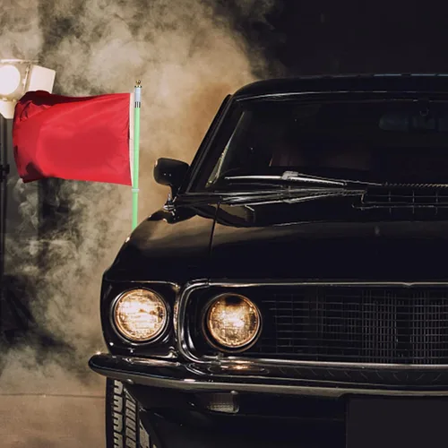 Miniatura 8 de Gatuida Soporte para mástil de bandera de automóvil, con ventosa, soporte para mástil de bandera de pared, soporte para mástil de bandera de Como se