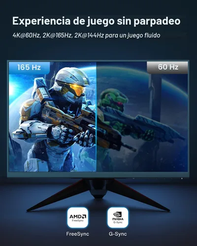 Miniatura 5 de Cable DisplayPort certificado VESA iVANKY, cable DP 2 m 1.2, [4K@60Hz, 2K@165Hz, 2K@144Hz], cable de alta velocidad Display Port a Display Port Gris