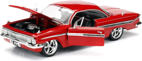 Miniatura 3 de Jada Toys Fast & Furious 8 - Vehículo de Dom, Chevy Impala, 1:24, moldeado a presión.