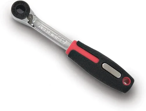 Prestacycle Prestaratchet Bicycle Pro Tool - Trinquete compacto reversible con rueda de pulgar de disco rápido, compatible con brocas hexagonales de