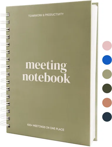 Miniatura 15 de Cuaderno de reuniones Lamare para la organización del trabajo – Cuaderno de trabajo perfecto para tomar notas y planificador de reuniones
