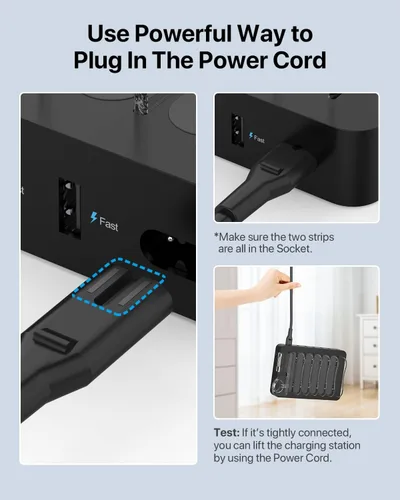 Miniatura 8 de SooPii - Estación de carga PD de 6 puertos para múltiples dispositivos, carga rápida USB C PD de 20 W para iPhone 14/13/12, incluye 6 cables cortos