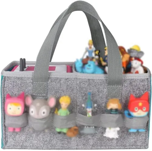 Miniatura 5 de Bolsa de Transporte para Toniebox Reproductor de Audio Juego de Iniciación, Estuche Organizador de Felpa para Almacenamiento del Juego de Iniciación
