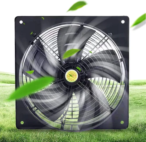 DNYSYSJ Extractor de pared de 10 pulgadas, 50 W, 735 CFM, 1450 RPM, alto flujo de aire de bajo ruido, a prueba de explosiones, ventilador axial para