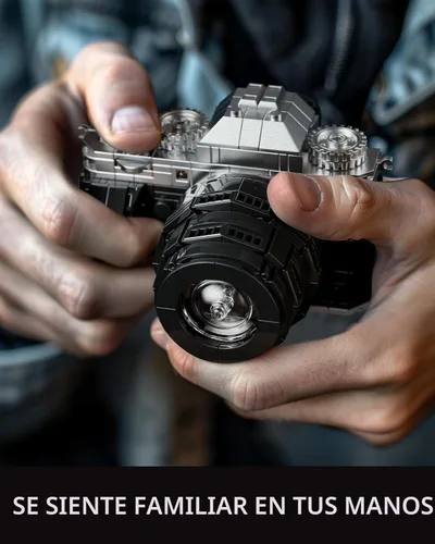 Miniatura 3 de Nifeliz Juego de construcción de cámaras para adultos, 2 modelos de cámara coleccionables para construir y exhibir, regalo creativo para fotógrafos